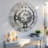 Wall Clock 24" Oversized for Living Room decor with Real Moving Gears England Collection-107103002