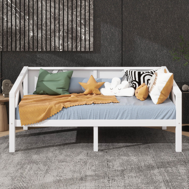 Contemporary Minimalist-Designed Daybed Idea, Twin, White