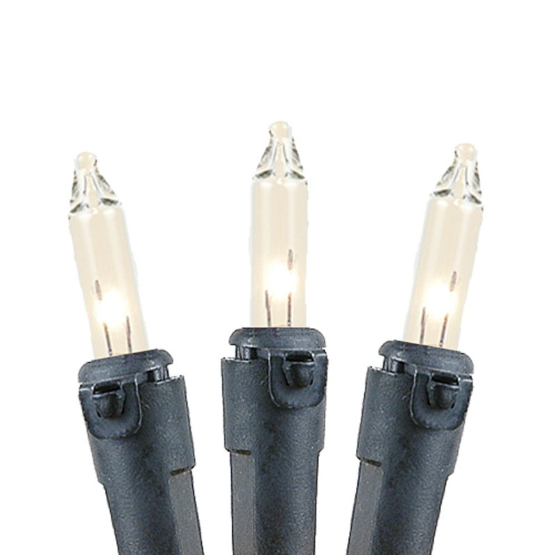 Mini-chaîne d’extérieur 100 lumières de noël 34 pi Shepard