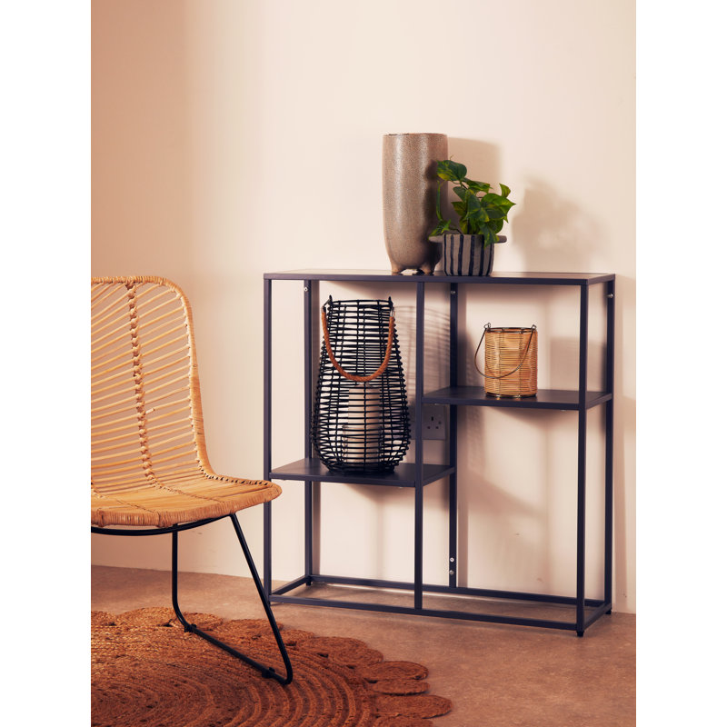 Jiovanna 81cm H x 80cm W Metal Standard Bookcase