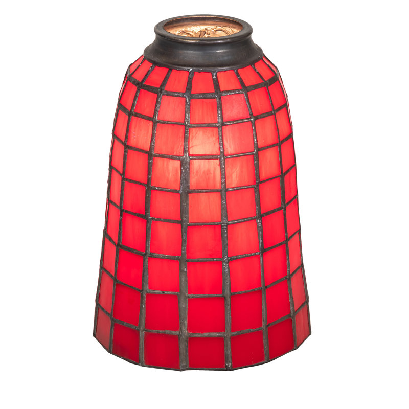 5" Wide Terra Roja Shade, Red