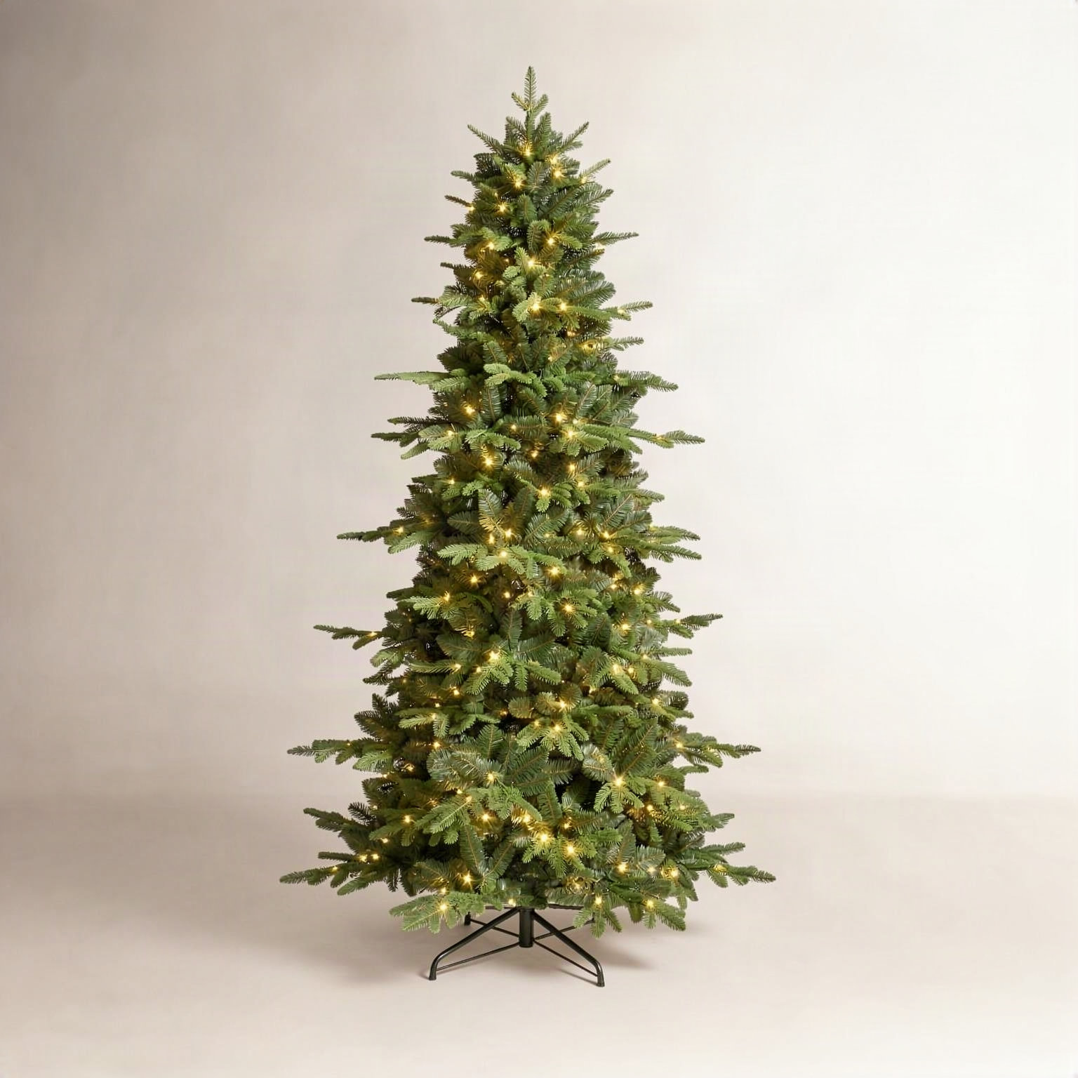 Pre-Lit Spruce Christmas Tree, 4' H