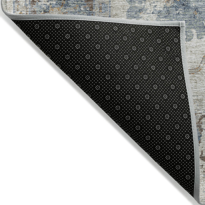 Tapis intérieur / extérieur lavable à la machine Xhevrie, Rectangle 10 pi x 14 pi
