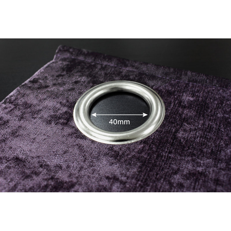 Wellesley Room Darkening Curtain Pair, 168 W x 229 D cm, Plum
