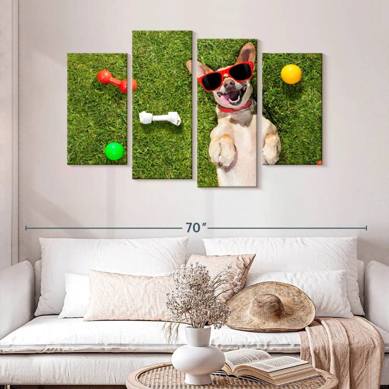 Ketti Funny Chihuahua Terrier, 32" H x 52" W