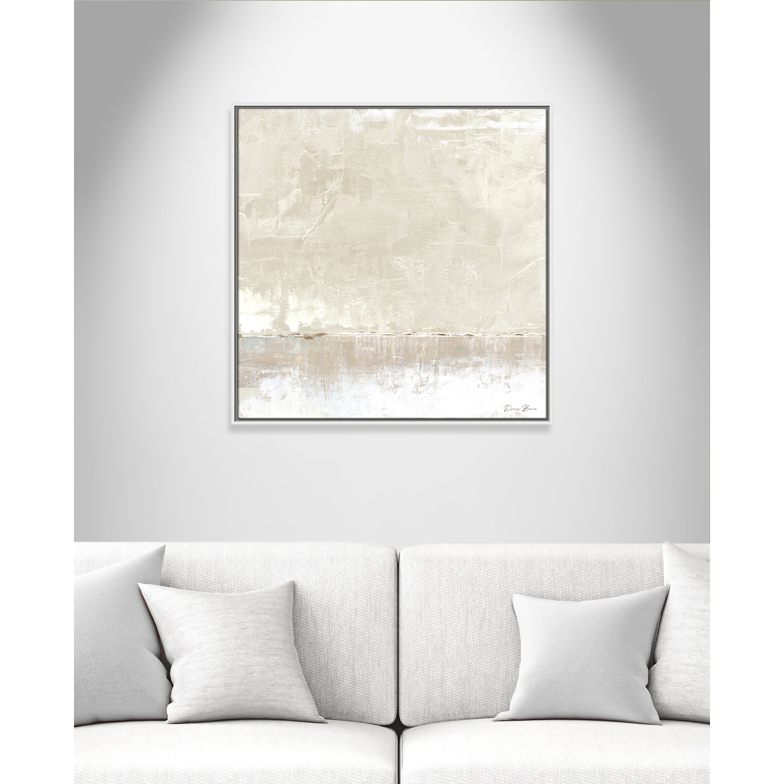 Delevan "Better Days" Print, 31.5" H x 31.5" W, White