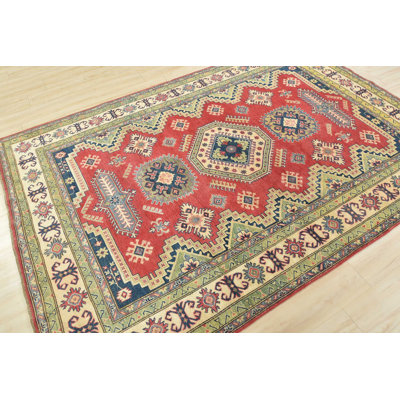 Nabeel Hand Knotted Wool Oriental Indoor Rug