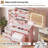 Vanity Desk with Sliding Mirror and Lights, Makeup Vanity Set with 4 Drawers, 3 Color Adjustable Lighting Modes, Makeup Dressing Table for Bedroom-1399378409
