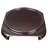 Square Asian Vase Stand with Black Hand Rubbed Finish-1020049619