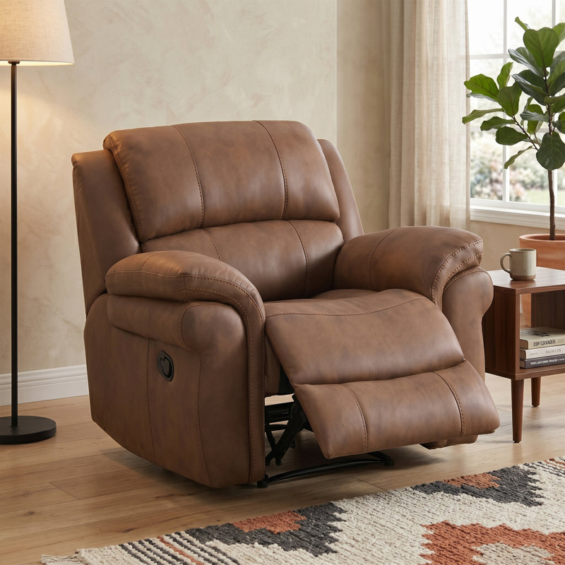 Bettymae 110cm Wide Standard Recliner, Tan