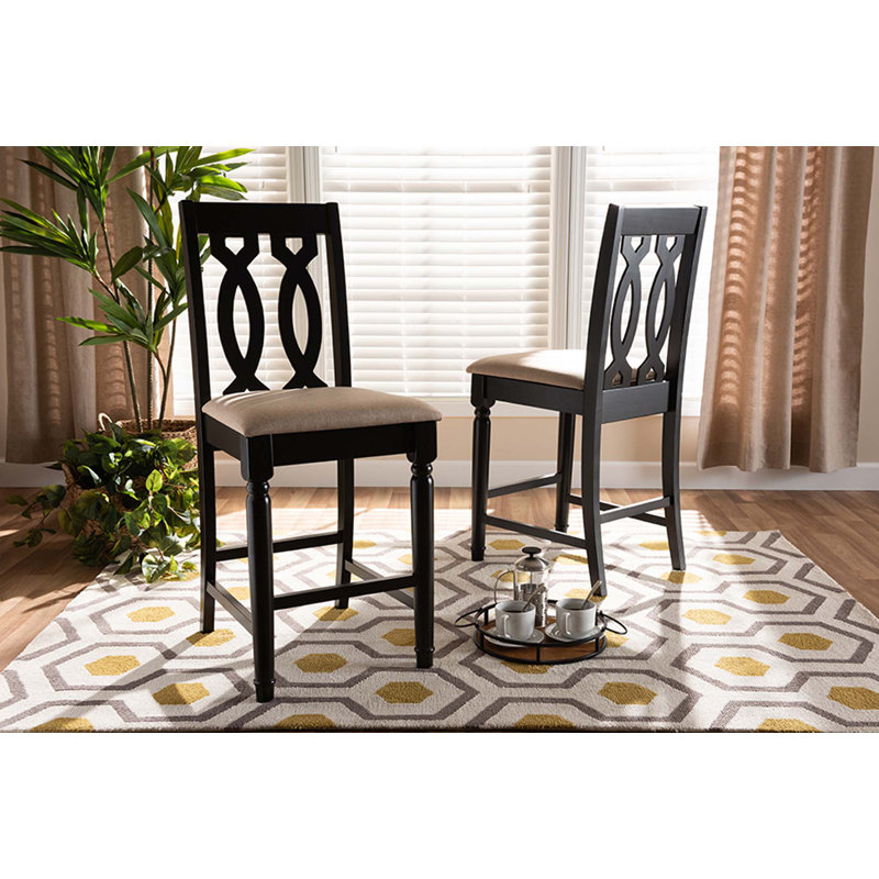 Tabouret de comptoir 25 po Brittainy, Lin beige
