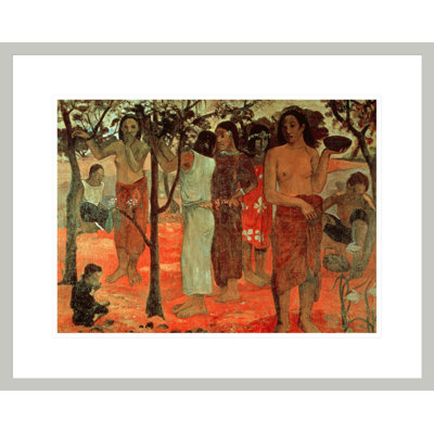 Nave Nave Mahana (Delightful Days) par Paul Gauguin - Estampe numérique encadrée