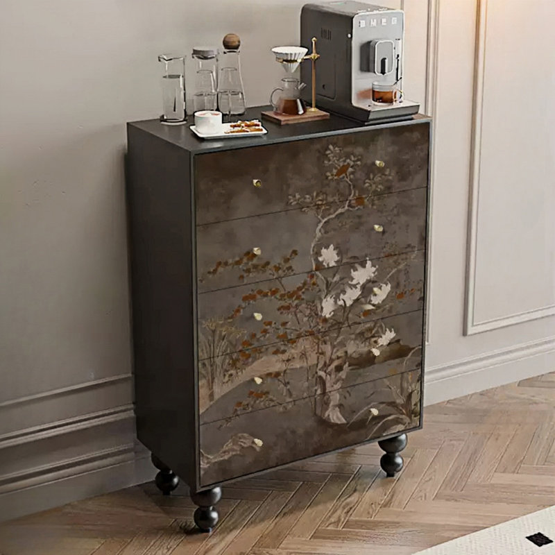Armoire décorative à tiroirs français