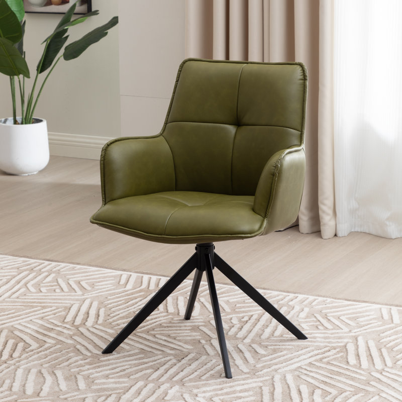 PU Dining Chair, Green