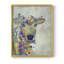 Fantastic Florals Cow, reproduction encadrée - bois massif-1905700162-1905700161