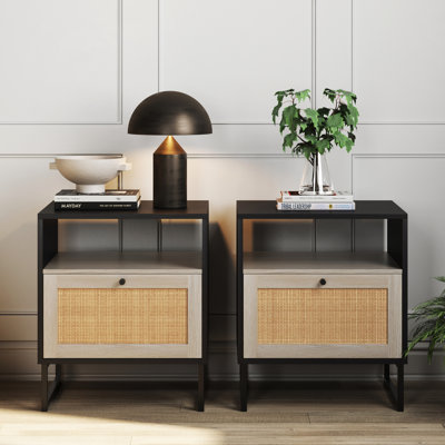 Table d'appoint Cilka Sled avec rangement