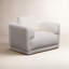 Paulette Swivel Chair-Crypton Nomad Marshmallow