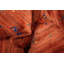 Élégant tapis orange de style Gabbeh 8 x 12 avec des accents délicats