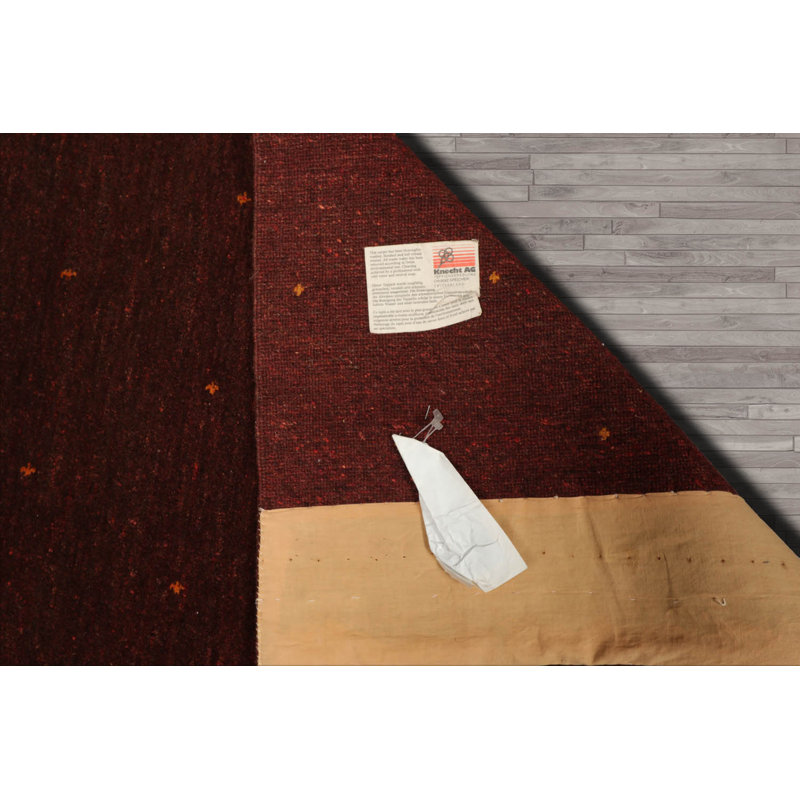 Siwar One-of-a-Kind Rectangle 4' X 6' 1980s Wool Area Rug in Chocolate