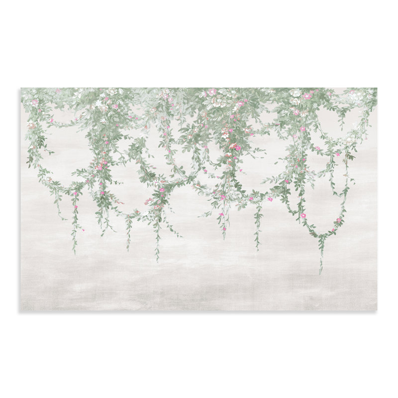 by Rachel Ashwell Hanging Garden Made to Order Fixed Size Mural 2.5m x 4m Mural Roll, Green