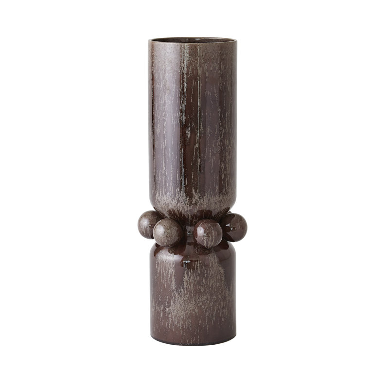 Hera Handmade Ceramic Table Vase, Bronze, 20.75" H x 8" W x 8" D