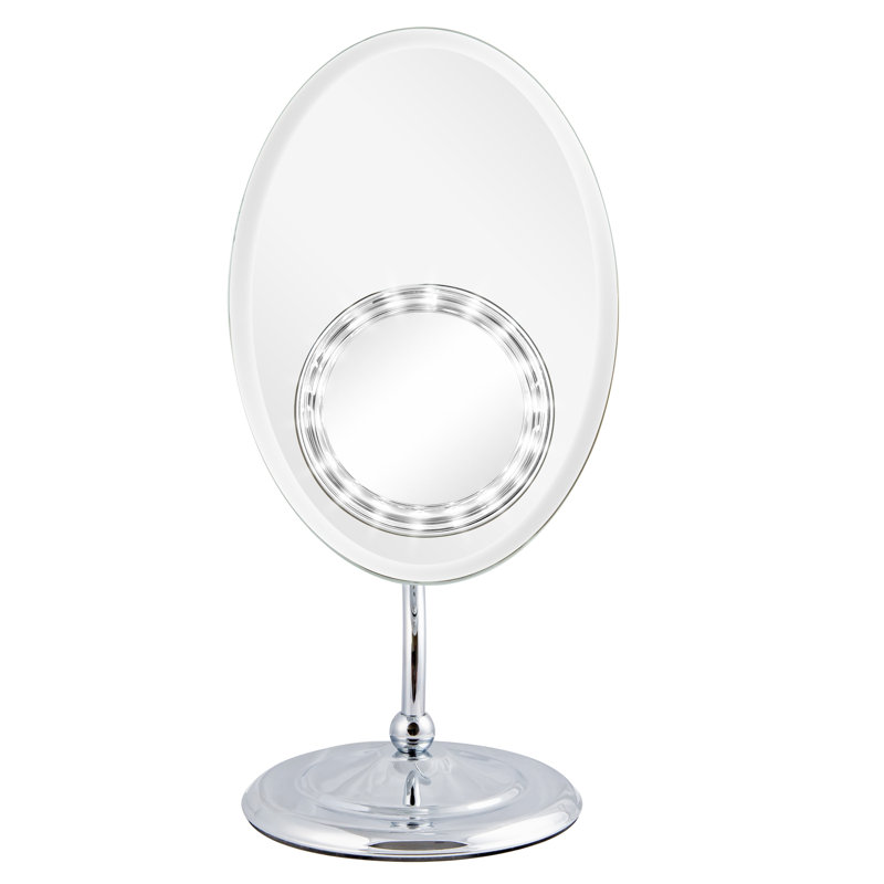 Miroir de maquillage à grossissants à grossissants illuminés soila