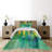 Flower Rustic Polyester Abstract Coverlet-1122896311