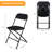 Danna Plastic Stackable Folding Chair Folding Chair Set-256630889