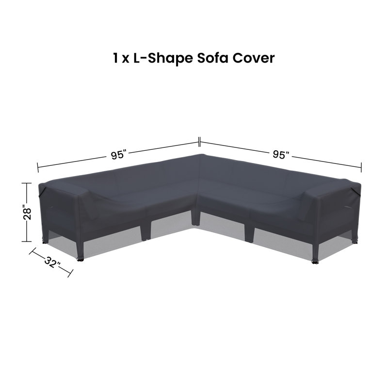 Housse pour canapé modulaire en L en acacia Deloris