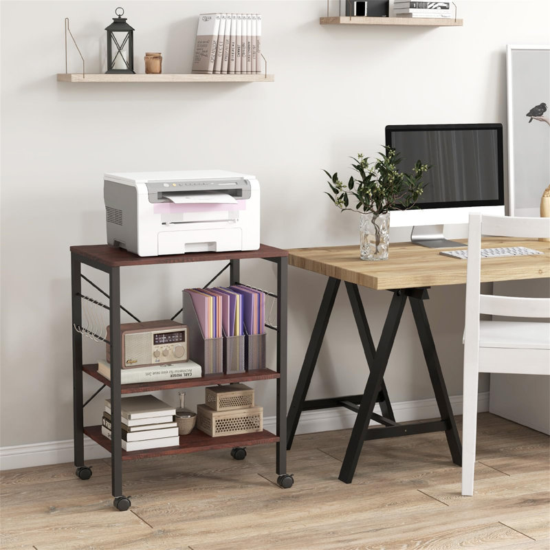 Aizak Kitchen Cart, Brown