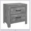 Table de chevet simple de style rustique avec deux tiroirs, conception transitionnelle pour un mélange harmonieux dans le décor de la chambre à coucher-1856176025