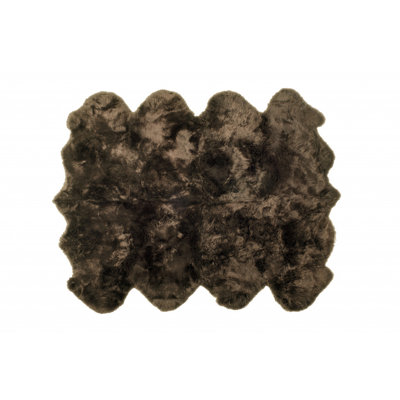 Tapis noir / brun Novelty
