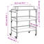 Osterman Metal Bar Cart-899348965
