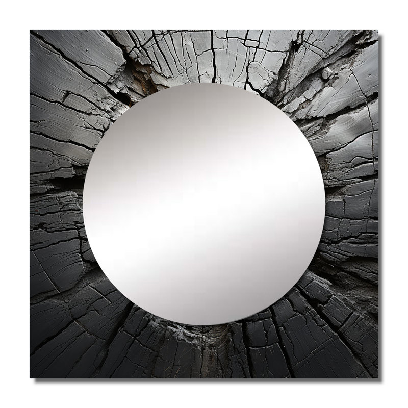 Dearran - Miroir mural en pierre Spiritual, 29 po x 29 po
