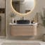 Meuble-lavabo de 36 po avec lavabo, armoire murale en chêne miel avec porte-serviettes gratuit, conception de lavabo simple en céramique, sans drain et robinet, pré-assemblé-1488143038-1488143039