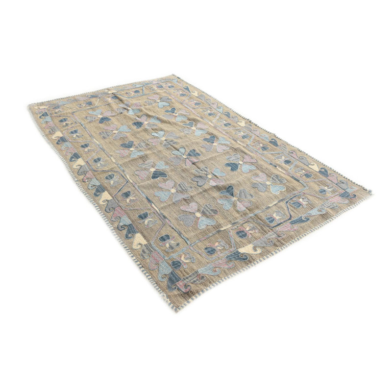 Tapis gris 5 x 8 Pelfrey