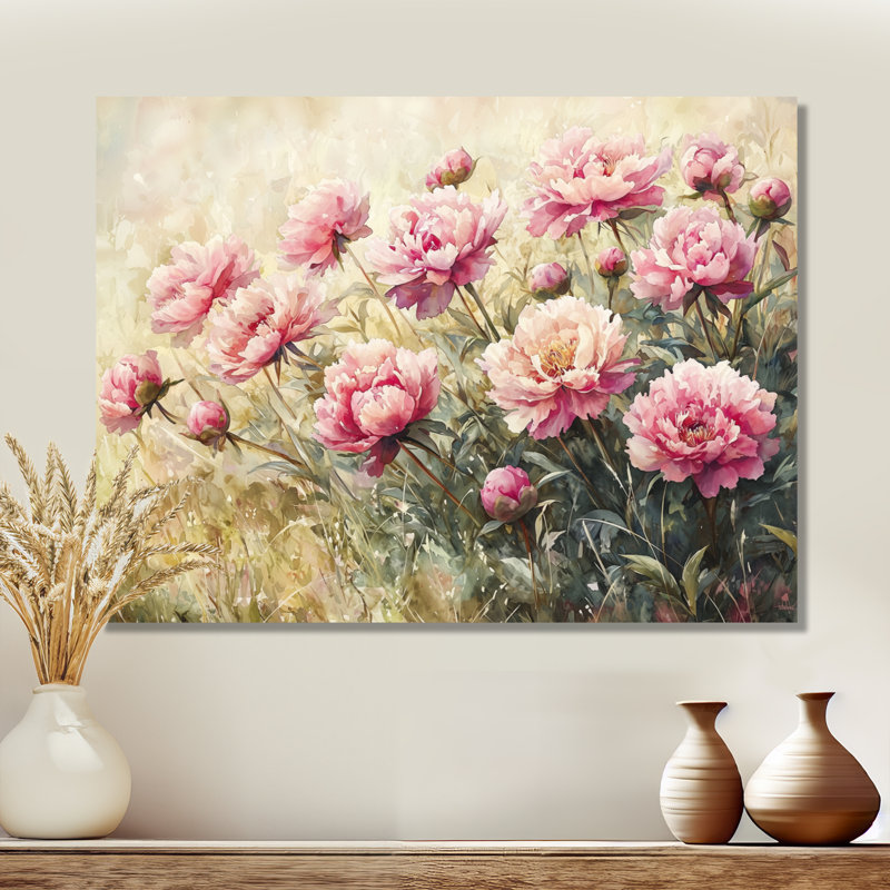 Marsha - Floral Oversized Canvas Prints, Wrapped Canvas, 16" H x 32" W, Does Not Apply