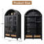 Vitrine de rangement 75 po-1954737294