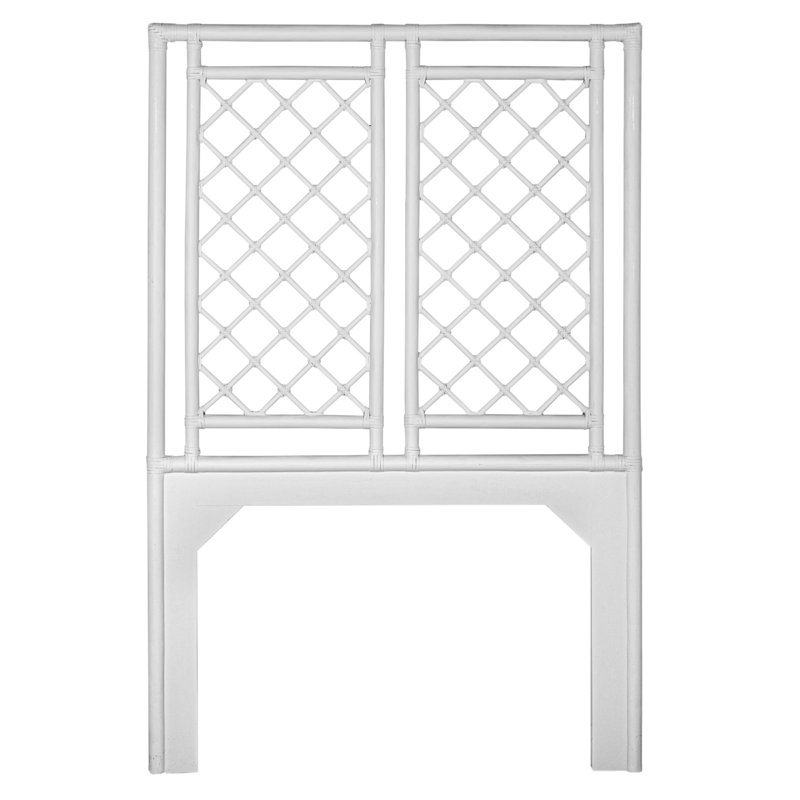 Low Profile Standard Bed, Extra-Long Twin, White