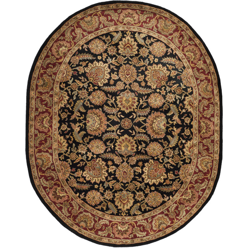 Alger Classic Hand Tufted Wool Oriental Rug, Oval 4'6" x 6'6"