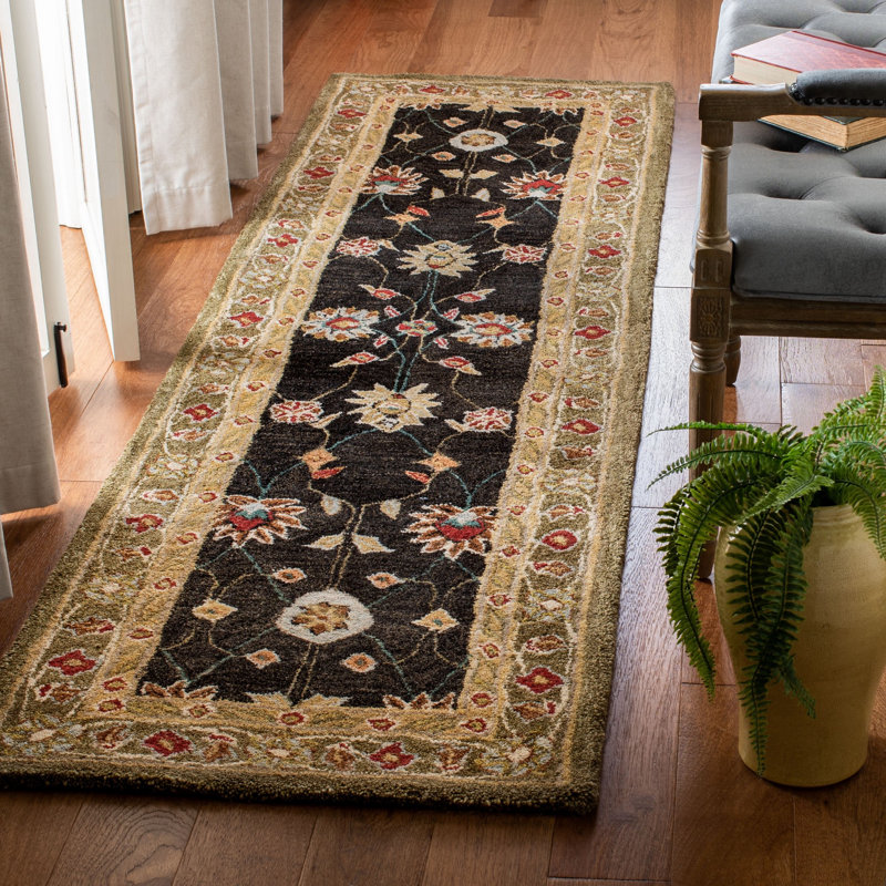 Tingley Hand Tufted Wool Pile Oriental Rug, Runner 2'3" x 8'