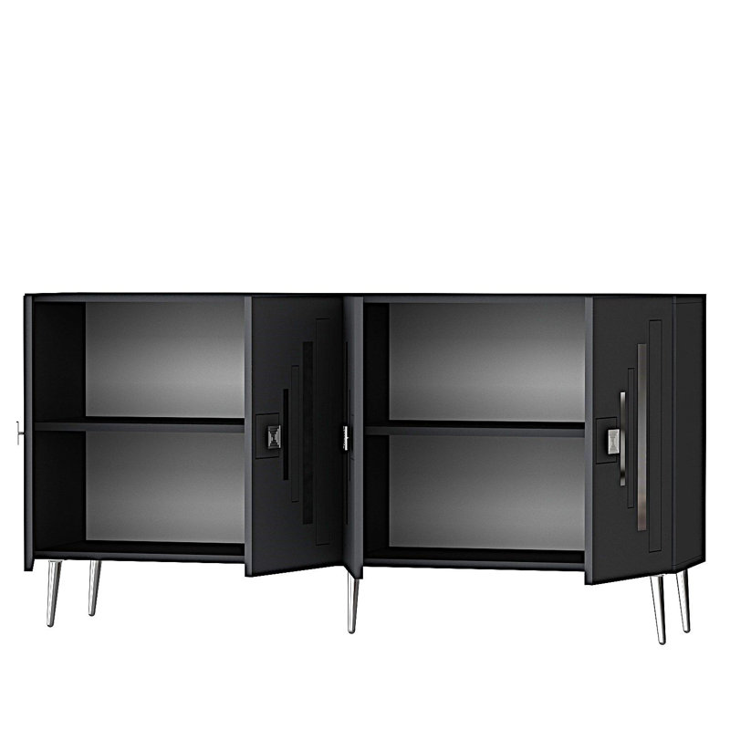 Console, Anthracite / Argenté