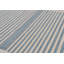 Rug & Kilim’S Indian Dhurrie Rug In Slate Blue And Ivory Stripes