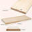 5 Packs Wooden Decorative Tray Set, Pine Wood Serving Tray For Coffee Table, Wooden Trays For Kitchen Shelf Home Decor