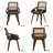 Adjoa 18.5 " H Tufted Faux Leather Upholstered Bamboo and Poplar Solid Wood Armchair-1882665832