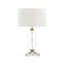 Sculpted Crystal Table Lamp
