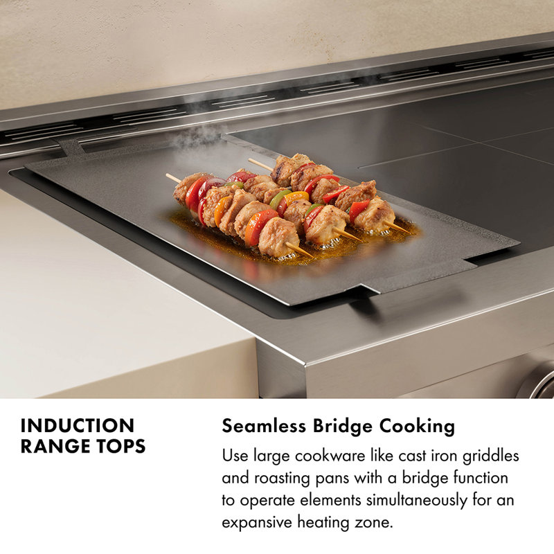 ZLINE 36 in. Paramount Induction Rangetop with 5 Element Cooktop in Stainless Steel, Stainless Steel