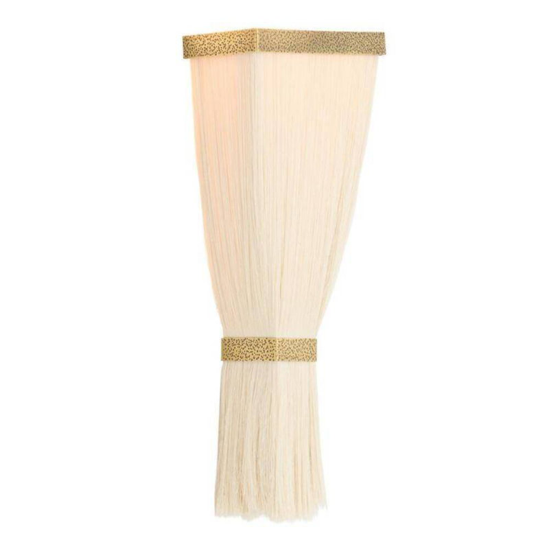 Jenessa Solid Brass 1 - Light LED Flush Mounted Sconce, Ivory