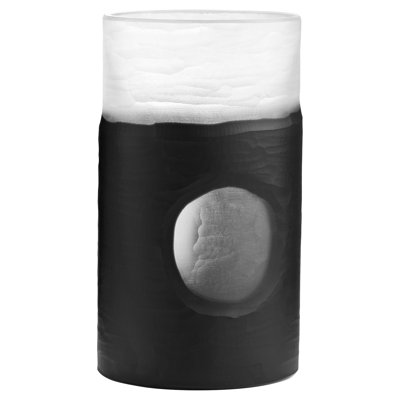 Ominous Frost Glass Table Vase