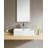 Modern Ceramic Rectangular Vessel Bathroom Sink with Overflow